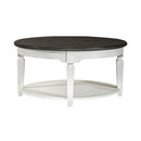Allyson Park Round Cocktail Table in White image