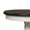 Allyson Park Chair Side Table in Wirebrushed White