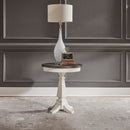 Allyson Park Chair Side Table in Wirebrushed White image