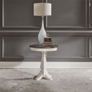 Liberty Allyson Park Chair Side Table in Wirebrushed White image