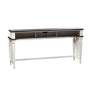 Allyson Park Console Bar Table in Wirebrushed White image
