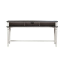 Allyson Park Console Bar Table in Wirebrushed White image