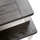 Allyson Park Console Bar Table in Wirebrushed White