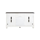 Liberty Furniture Allyson Park 56 Inch TV Console in Wirebrushed White