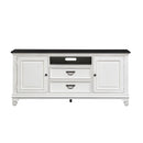 Liberty Furniture Allyson Park 66 Inch TV Console in Wirebrushed White image
