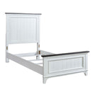 Liberty Furniture Allyson Park Twin Panel Bed in Wirebrushed White EST SHIP TIME APPX 4 WEEKS