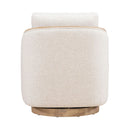 Nora Uph Swivel Accent Chair - Light Brown image