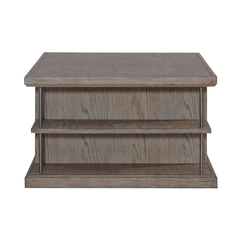 Liberty Furniture City Scape Cocktail Table in White Oak Veneers