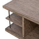 City Scape Cocktail Table in White Oak Veneers