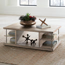City Scape Cocktail Table in White Oak Veneers image