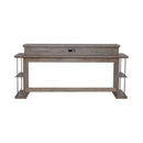 Liberty Furniture City Scape Console Bar Table in White Oak Veneers image