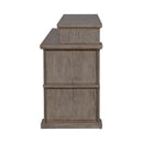 City Scape Console Bar Table in White Oak Veneers
