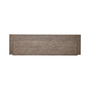 City Scape Console Bar Table in White Oak Veneers
