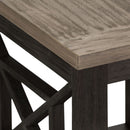 Heatherbrook End Table in Charcoal and Ash