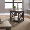 Heatherbrook End Table in Charcoal and Ash image