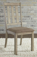 Liberty Furniture Sun Valley Slat Back Side Chair in Sandstone (RTA)