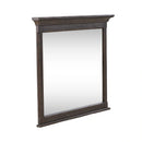 Paradise Valley Landscape Mirror in Saddle Brown image