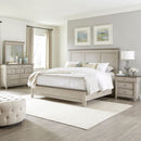 Ivy Hollow King California Panel Bed, Dresser & Mirror, Night Stand image