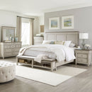 Ivy Hollow King Storage Bed, Dresser & Mirror, Chest, Night Stand image