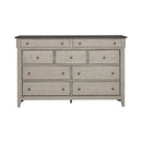 Ivy Hollow 9 Drawer Dresser in Weathered Linen