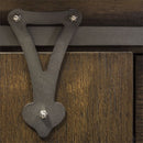 Liberty Stone Brook Computer Credenza in Rustic Saddle