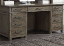 Liberty Sonoma Road Desk/Credenza in Weather Beaten Bark image