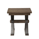 Liberty Sonoma Road End Table in Weathered Beaten Bark