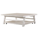 Modern Farmhouse Oversized Square Cocktail Table image