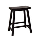 Creations 24 Inch Sawhorse Counter Stool - Black (RTA) image