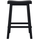 Creations 30 Inch Sawhorse Barstool - Black (RTA) image