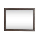 Modern Edge Landscape Mirror in Caffe image