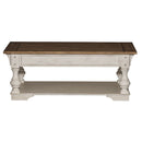 Morgan Creek Cocktail Table in Antique White
