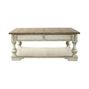 Morgan Creek Cocktail Table in Antique White image
