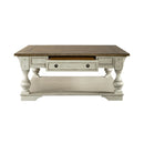Morgan Creek Cocktail Table in Antique White image
