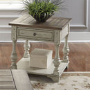 Liberty Morgan Creek End Table in Antique White