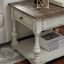 Liberty Morgan Creek End Table in Antique White