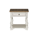 Morgan Creek End Table in Antique White image