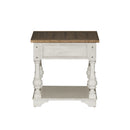 Morgan Creek End Table in Antique White image