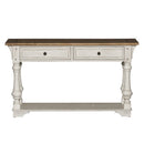 Morgan Creek Sofa Table in Antique White