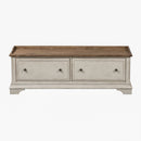 Morgan Creek Storage Hall Bench in Antique White