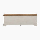 Morgan Creek Storage Hall Bench in Antique White