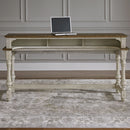 Morgan Creek Console Bar Table in Antique White image