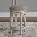 Liberty Morgan Creek Console Swivel Stool in Antique White