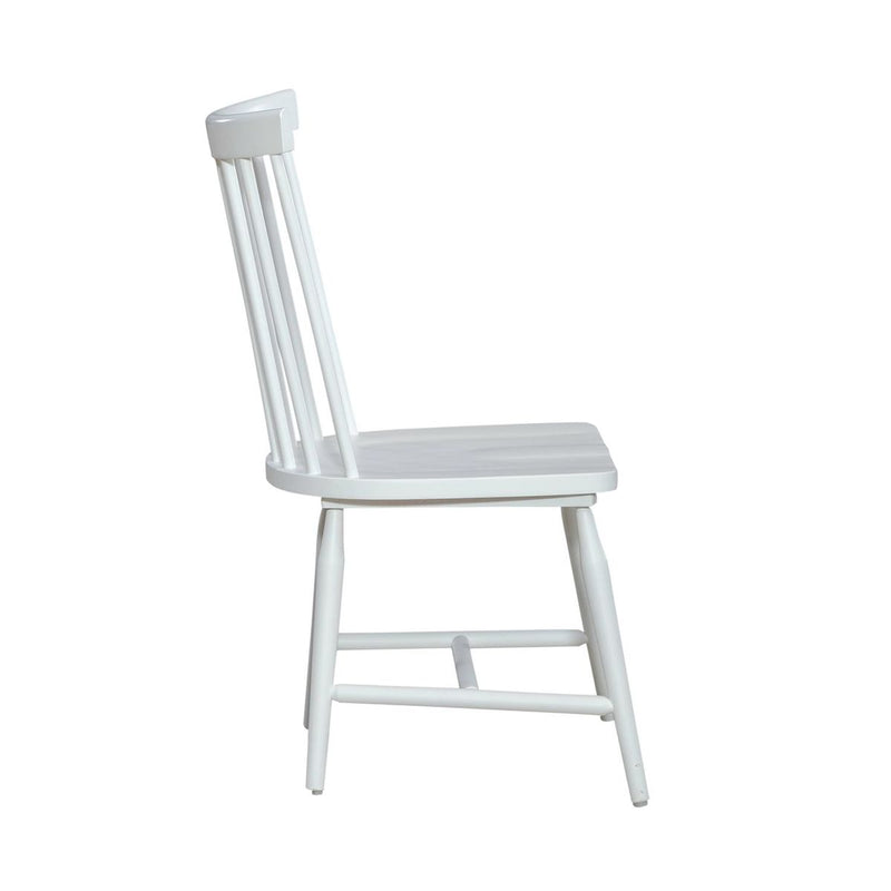 Liberty Furniture Palmetto Heights Spindle Back Side Chair (Set of 2) in Two-Tone