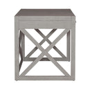 Liberty Furniture Palmetto Heights Writing Desk in Shell White/ Driftwood