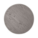 Liberty Furniture Palmetto Heights Round End Table in Shell White & Driftwood