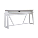 Liberty Furniture Palmetto Heights Console Bar Table in Shell White & Driftwood image