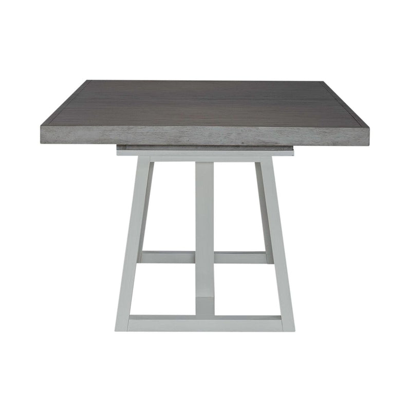 Liberty Furniture Palmetto Heights Double Pedestal Table in Two-Tone