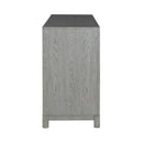 Liberty Furniture Palmetto Heights 78 Inch TV Console in Shell White/ Driftwood