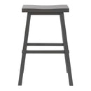 Creations 30 Inch Sawhorse Stool- Gray image